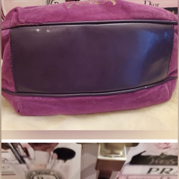 Juicy Couture Purple Hobo Handbag! *Vintage* - Picture 9 of 9